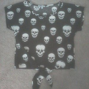 Skull Crop Top